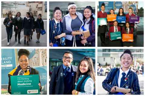 Photos of students attending STEAM in 2016 and 2015