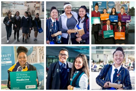 Photos of students attending STEAM in 2016 and 2015
