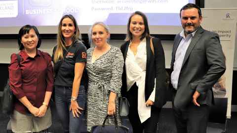 Angela Liew, Lisa Marusich, Anna Davis, Kylie Liew and Ian Hankins