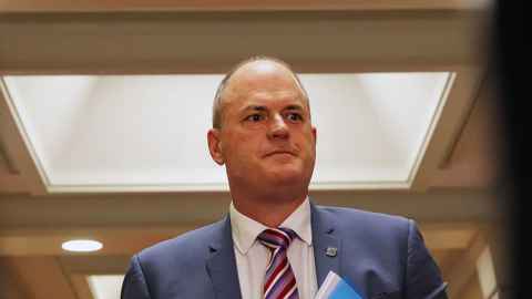 The image shows Todd Muller who says his focus was the economy, saving jobs and getting the economy to grow again. Photo: Lynn Grieveson (Newsroom) The image shows Todd Muller who says his focus was the economy, saving jobs and getting the economy to grow again. Photo: Lynn Grieveson (Newsroom)