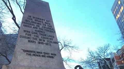 An image shows the memorial in Central Auckland that is discussed in the article. Photo: Tim Murphy/Newsroom