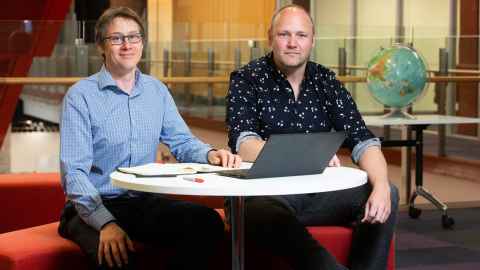 Buckley-Glavish Professor David Noone and Dr Murray Ford
