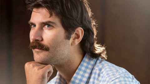 Joel Rindelaub: the moustache and mullet have made an impression.