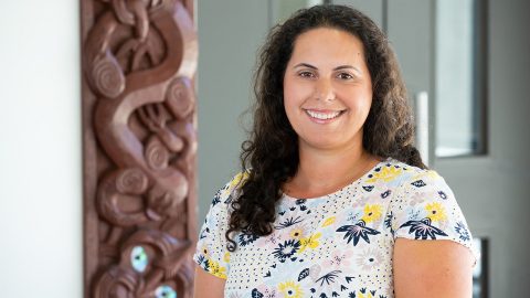 Doctoral student Joanna Hikaka
