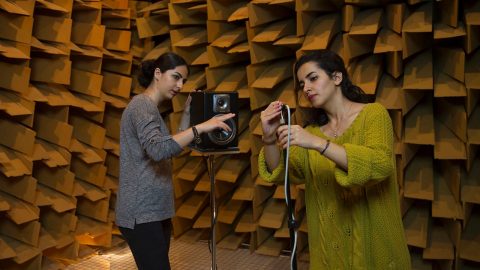 Postgraduate sound engineering students