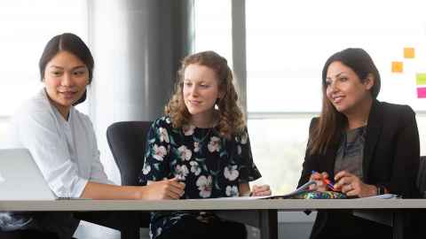 Business research students