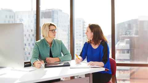 Professional women at work