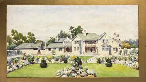 Proposed house for Turakina 1915, decorative from our collection