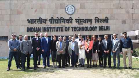 NZ universities delegation at IIT Delhi