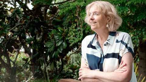 Professor Michele Leggott credits her mother for her resilience. 