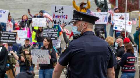 What S Driving The Lockdown Protests Over Covid 19 The University Of Auckland