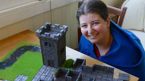 Annabelle Collins and Dungeons and Dragons tiles 