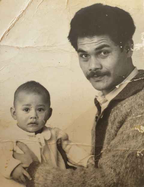 Lama with his dad. 