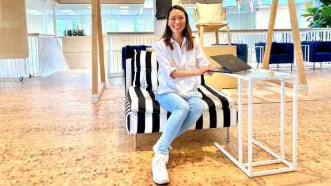 Seraphina Kim is working behind the scenes at IKEA in The Netherlands. 