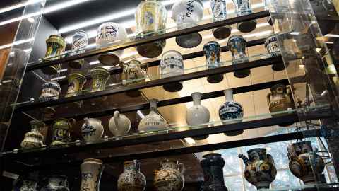 Apothecary jars like these come from all over the world.
