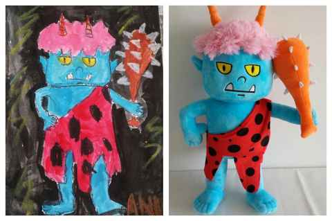 Graci has had a side hustle creating children's soft toys from their drawings. 