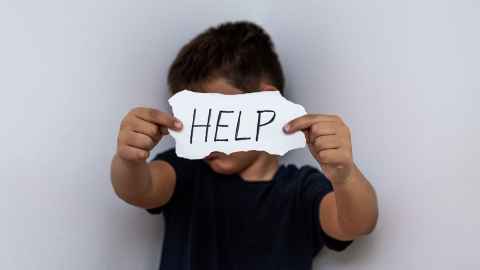 Child asking for help