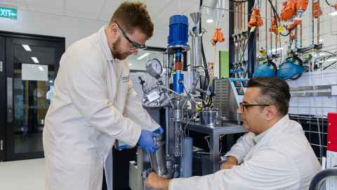 PhD candidate Jack Robertson and Associate Professor Saeid Baroutian 