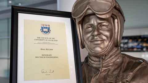 Bruce McLaren honorary doctorate