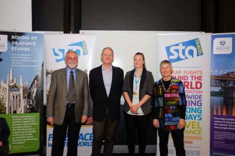 Hannah Young with judges