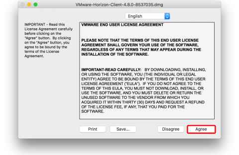 vmware view client mac os 10.14