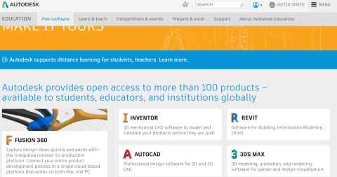 how do i get autodesk inventor on my student account